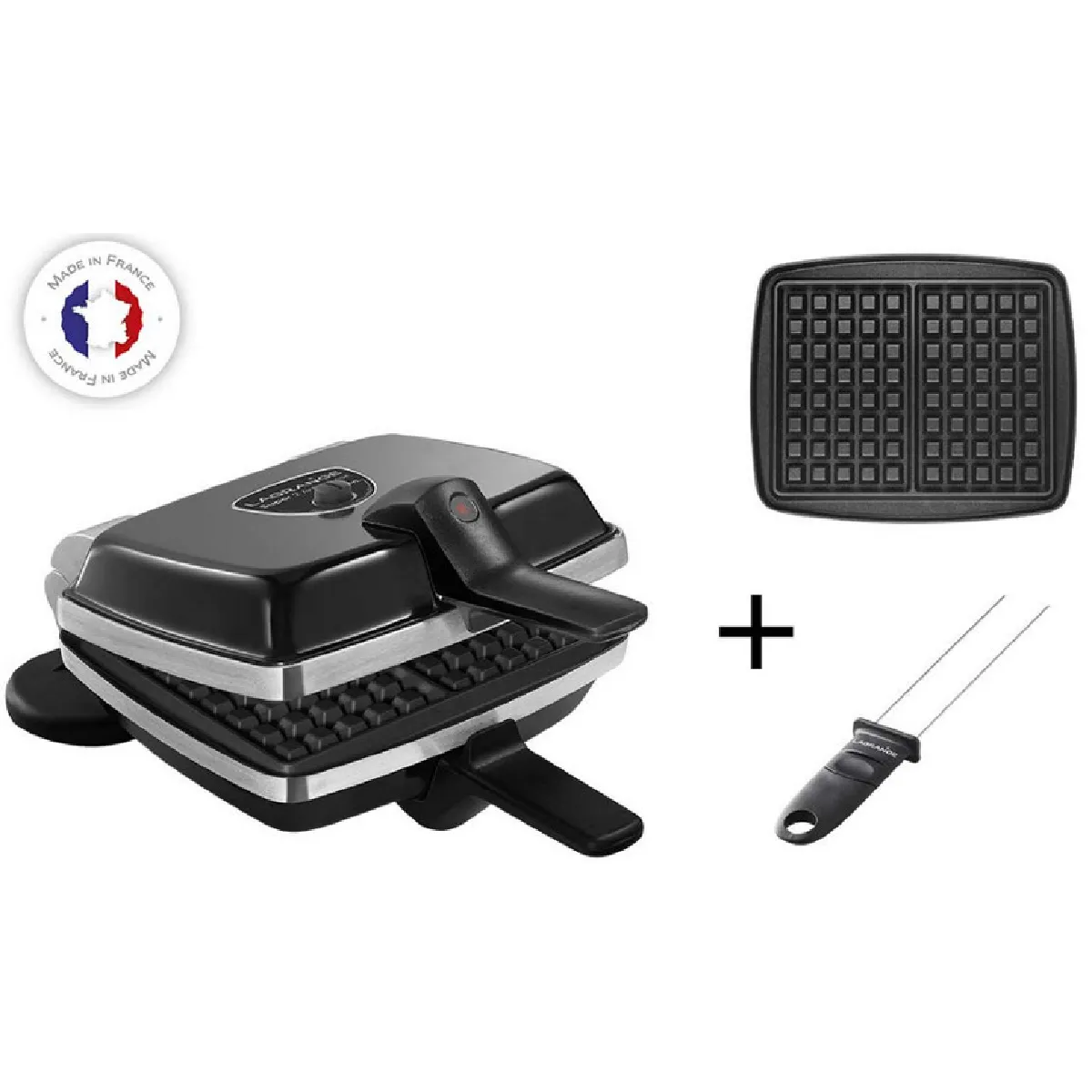 Lagrange Noir Gaufrier Super 2 - Fonte - Image 2