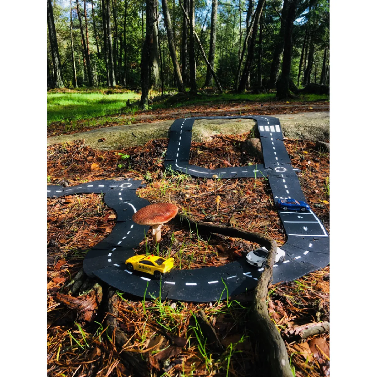 Waytoplay - Circuit Routier Flexible - Caoutchouc - 376cm - Image 3