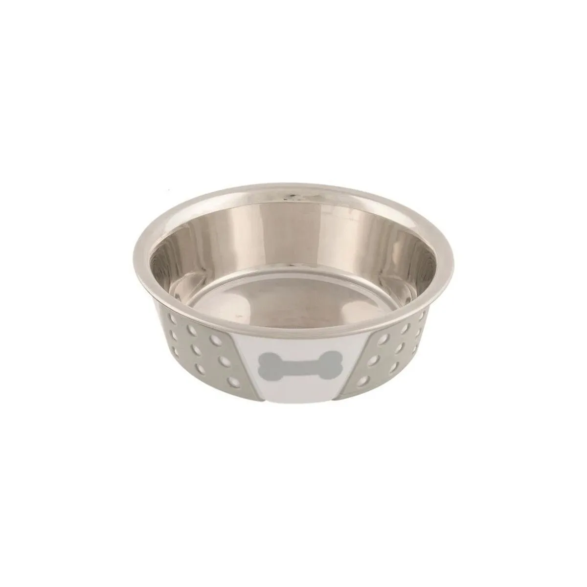 Trixie Ecuelle Acier Inox - Blanc Trixie Ecuelle Acier Inox - Blanc
