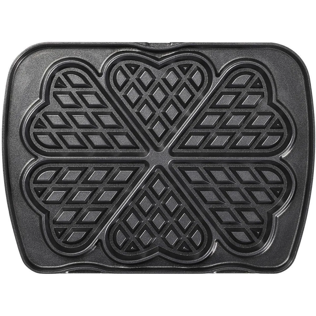 Lagrange Noir Jeu De Plaques Premium Gaufres Pour 6 Gaufres Cœur 010522 - Image 3