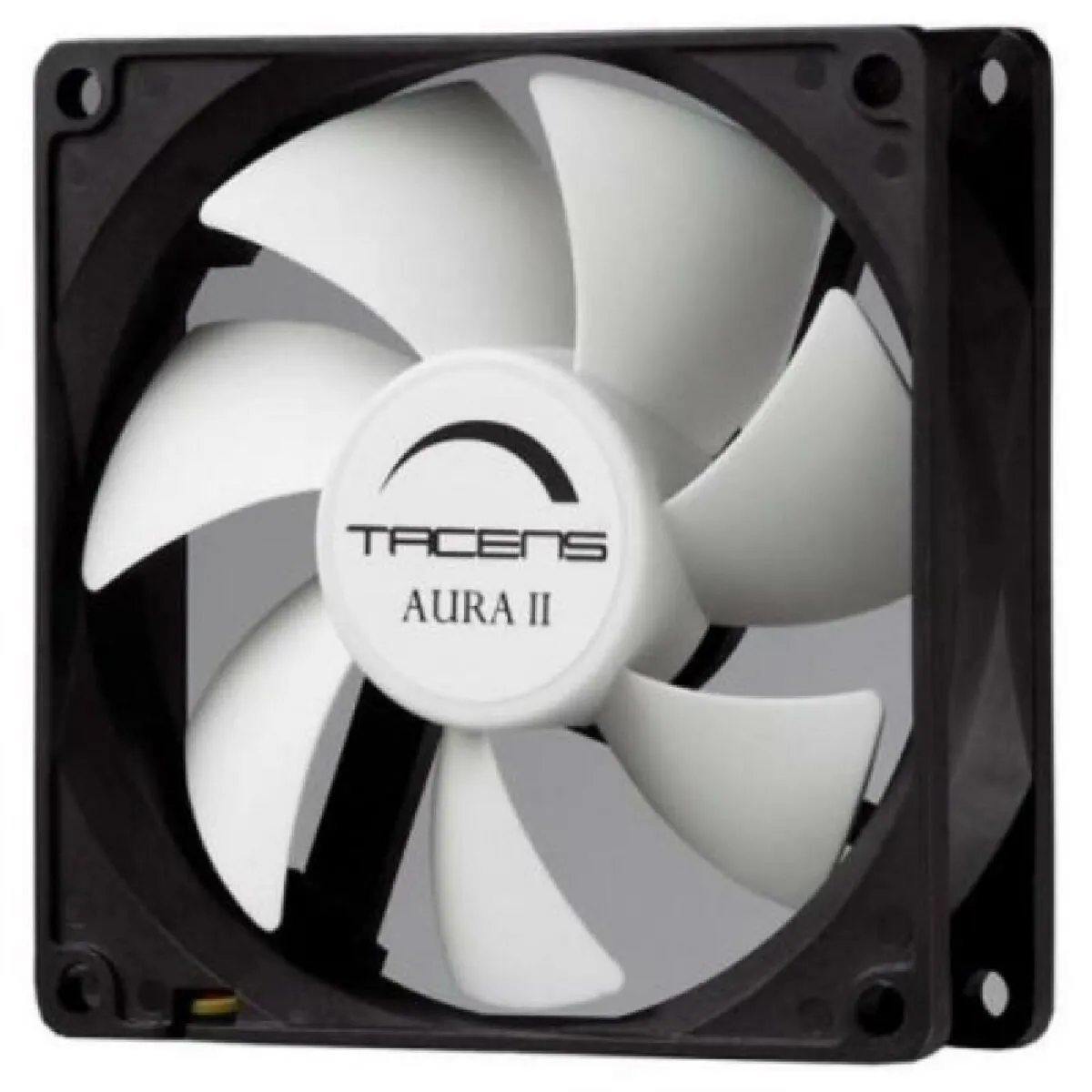Tacens Blanc Aura Ii 9Cm Boitier Pc Ventilateur Noir, - Neuf - Image 3