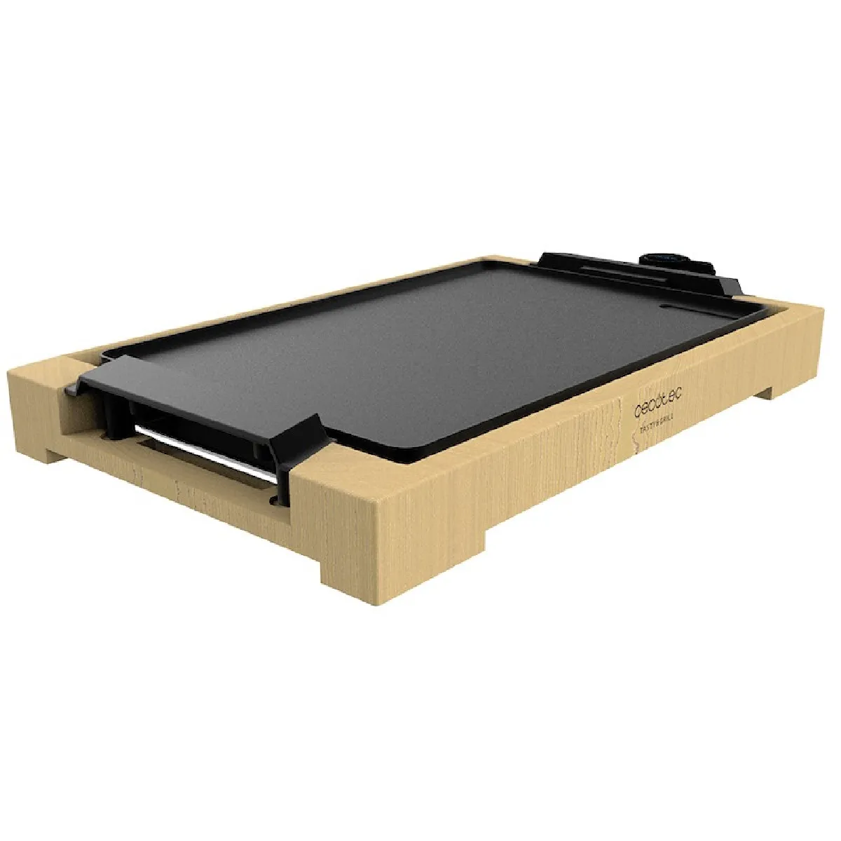 Cecotec Tasty&Grill 2000 Bamboo - Gril -Électrique - 919 Cm ² - Bambou - Image 2