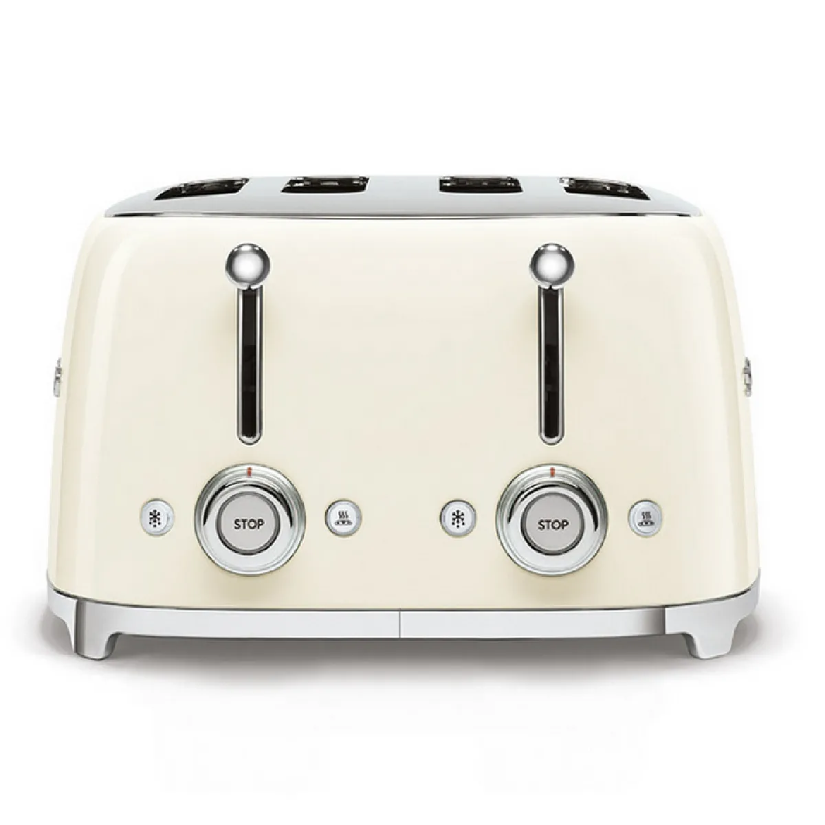 Smeg Grille-pain 4 tranches Années 50 - TSF03CREU - Crème