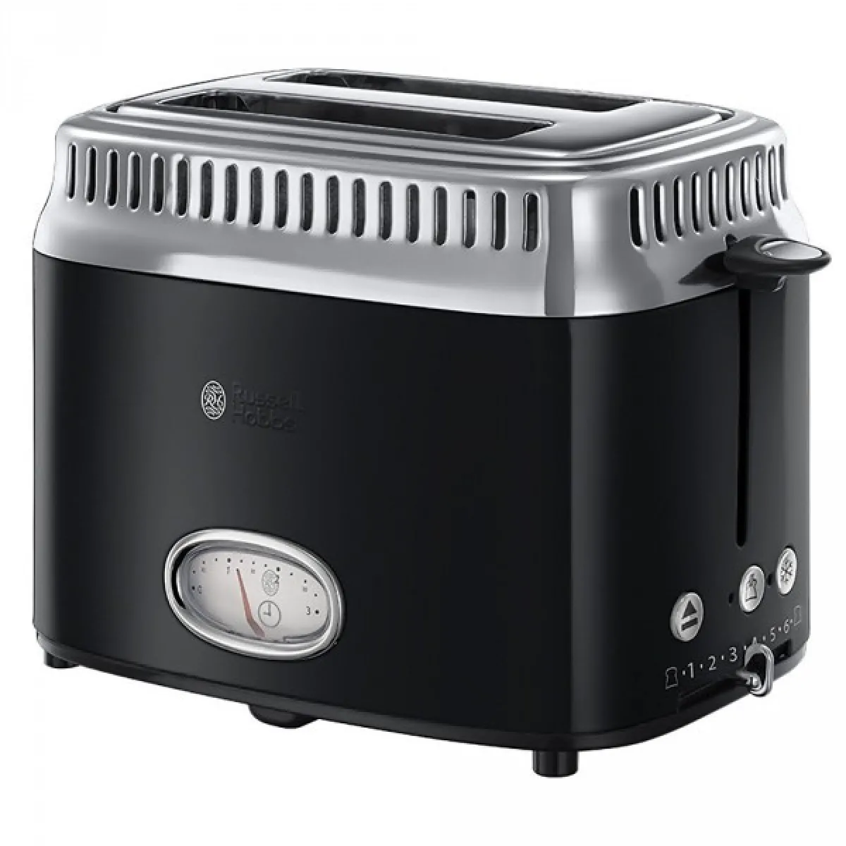 Russell Hobbs Noir Grille-Pains 2 Fentes 1300W - 21681-56