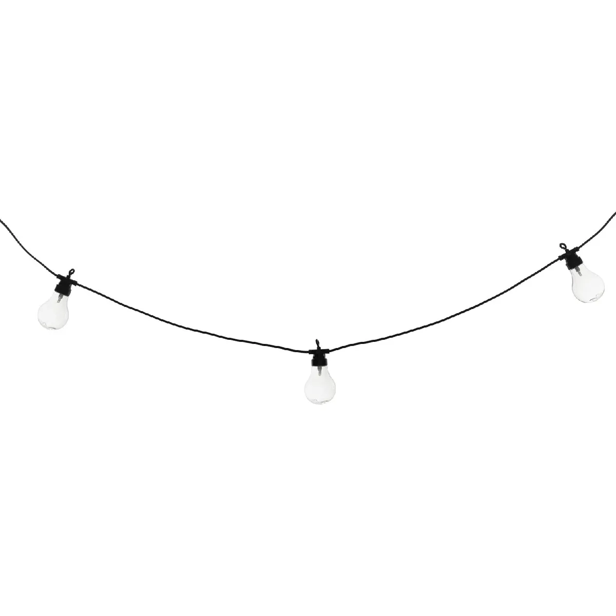 Atmosphera Noir Guirlande Solaire 10 Led