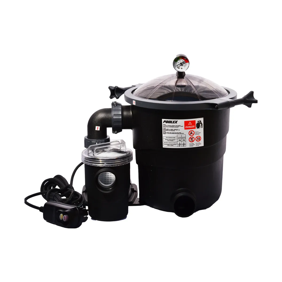 groupe de filtration poolex filter max cuve diam.250mm Filtration 6 8m³h / v2 - vue 2