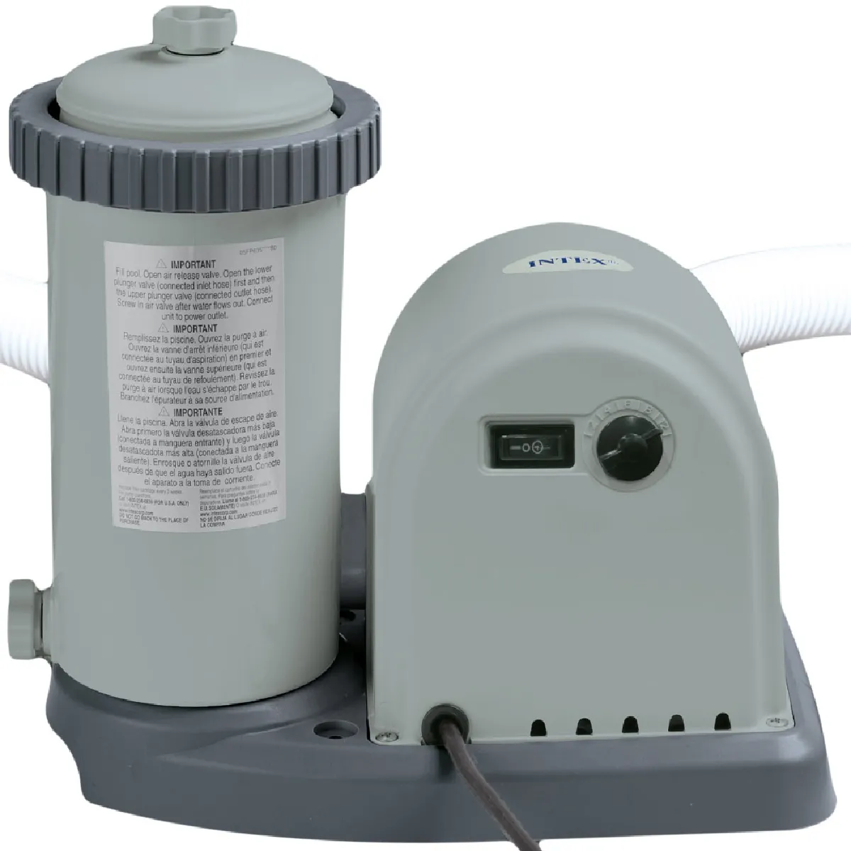 Intex Filtre épurateur à cartouche C1500 - 57 m³/h - Programmateur intégré