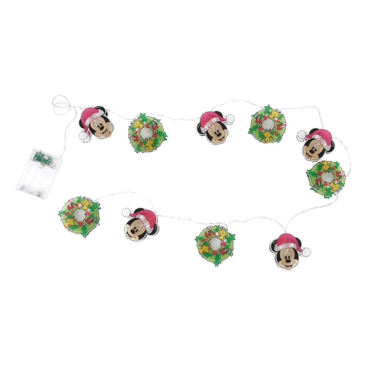 Disney Décoration lumineuse Minnie – Rouge et vert