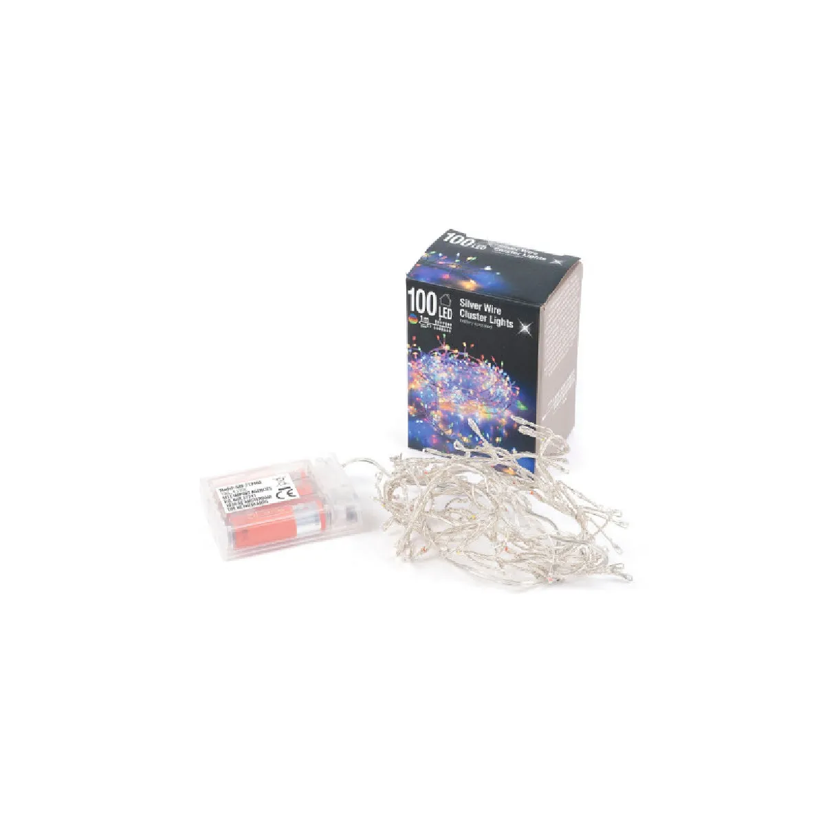 Edm Argent Guirlande Lumineuse Led – Multicolore