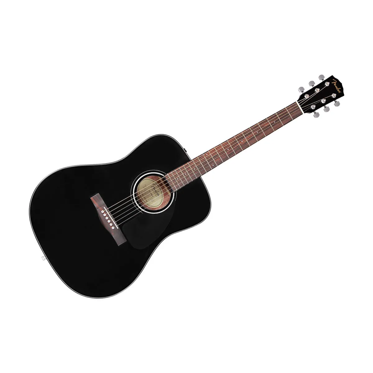Fender Noire Cd-60 V3 - Guitare Acoustique - Image 4