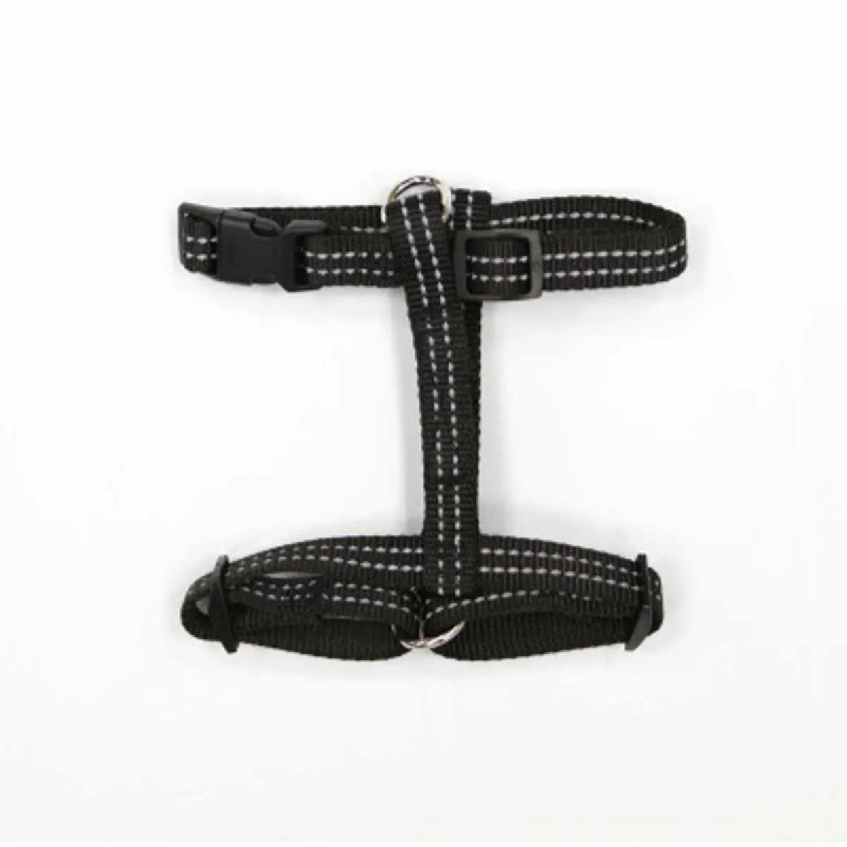 Harnais pour Chien Coutures Réfléchissantes 50cm Noir