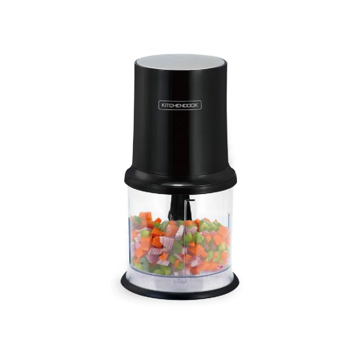 Non Communiqué Mini Hachoir Électrique Avec Lames En Acier Inoxydable Mixpod400 Black De Kitchencook - Image 3