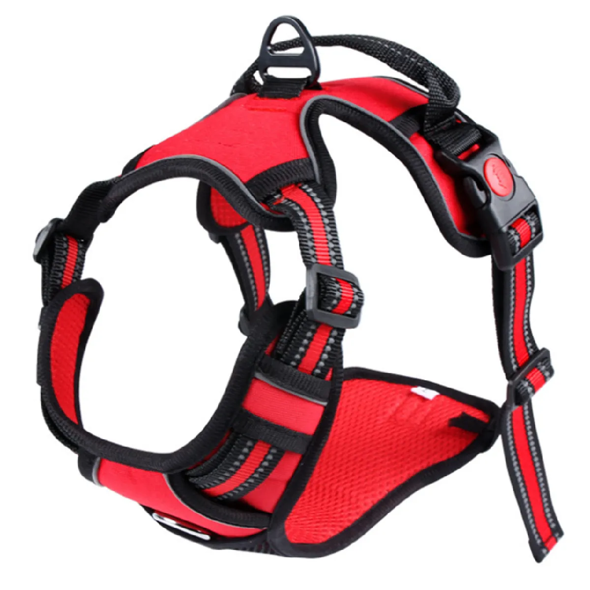 Meilleurs prix pour Taille réglable Porte-chien Réfléchissant et Respirant pour Petits et Grands Cordes pour Chiens Vestes pour Animaux de Compagnie Accessoires pour Chiens   Harnais