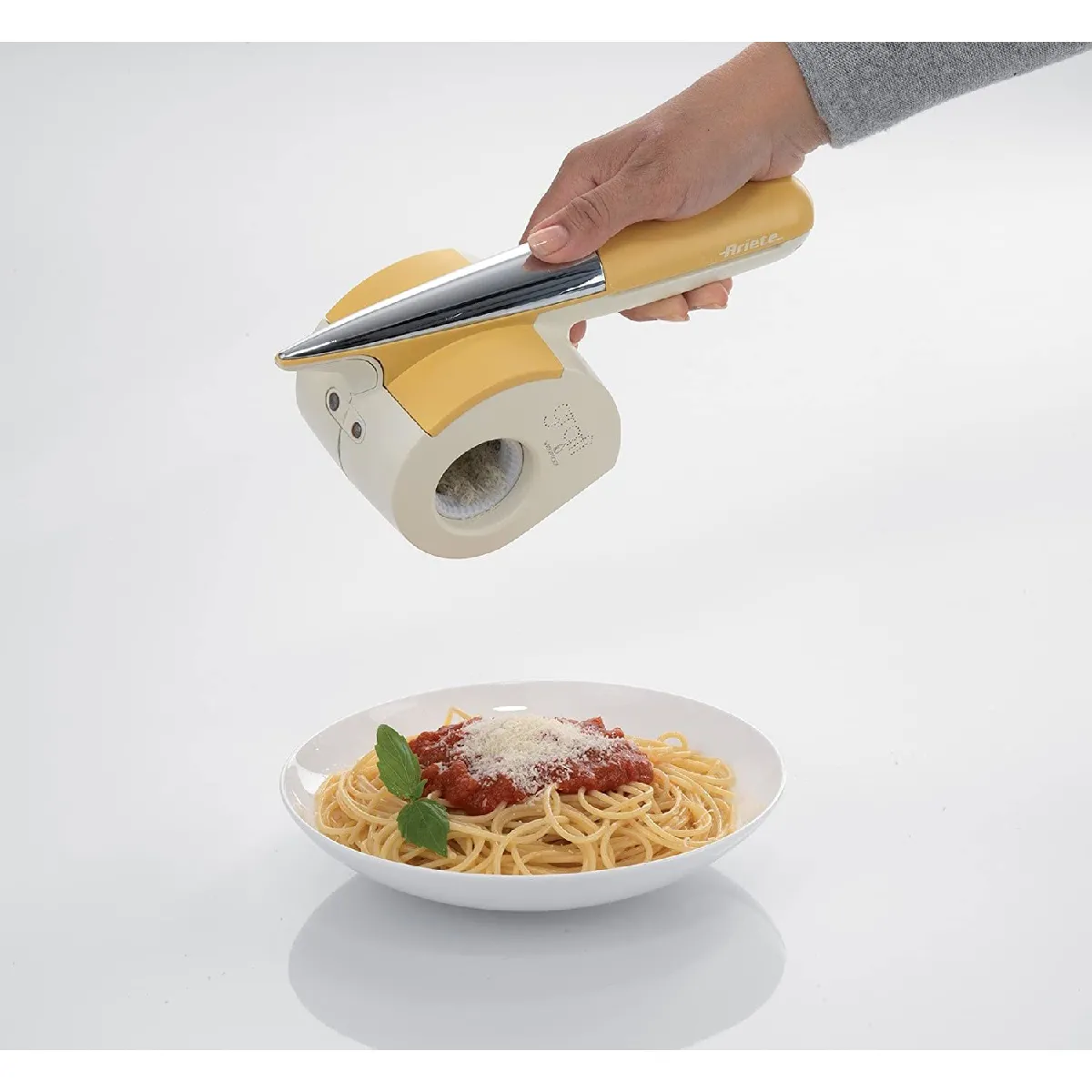 ARIETE  r&acirc;pe &eacute;lectrique rechargeable - Blanc/jaune