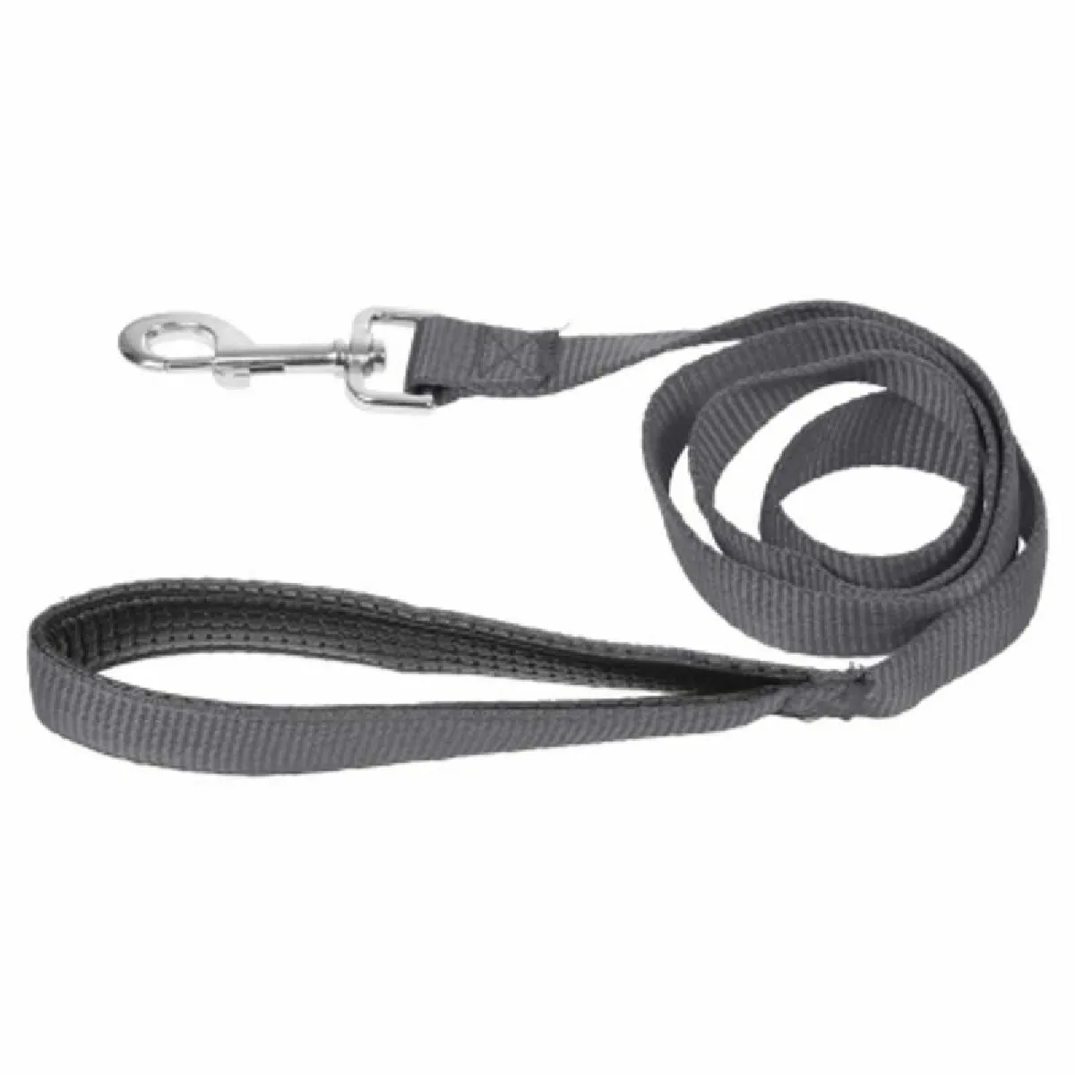 Paris Prix Laisse pour chien en nylon Essentiel - 120 cm - Gris Paris Prix Laisse pour chien en nylon Essentiel - 120 cm - Gris