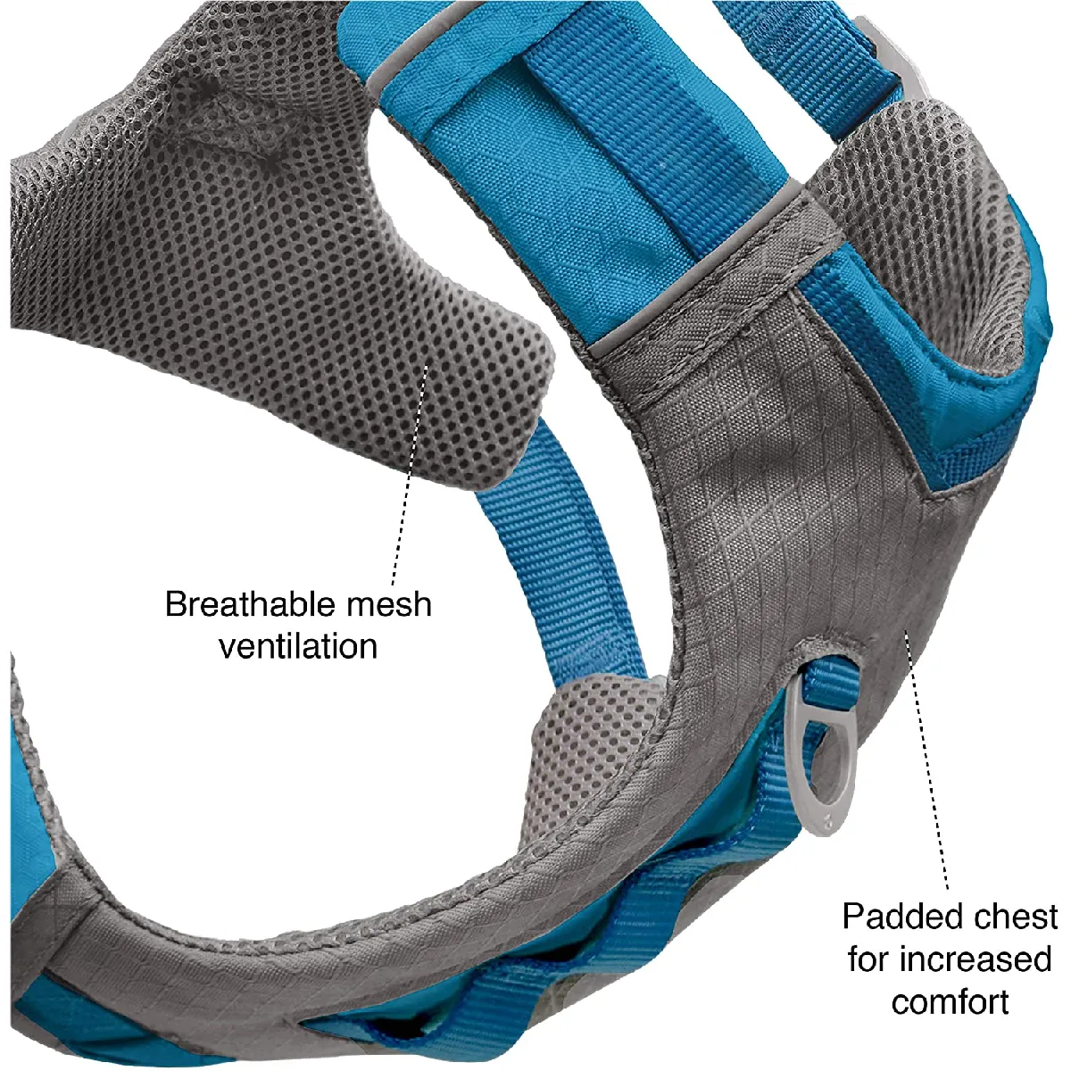 Meilleurs prix pour Kurgo Harnais pour Chiens Journey Air (TM), Harnais de randonnée pour animaux domestiques pour courir et marcher tous les jours, réfléchissant ? Rouge/gris - Taille M