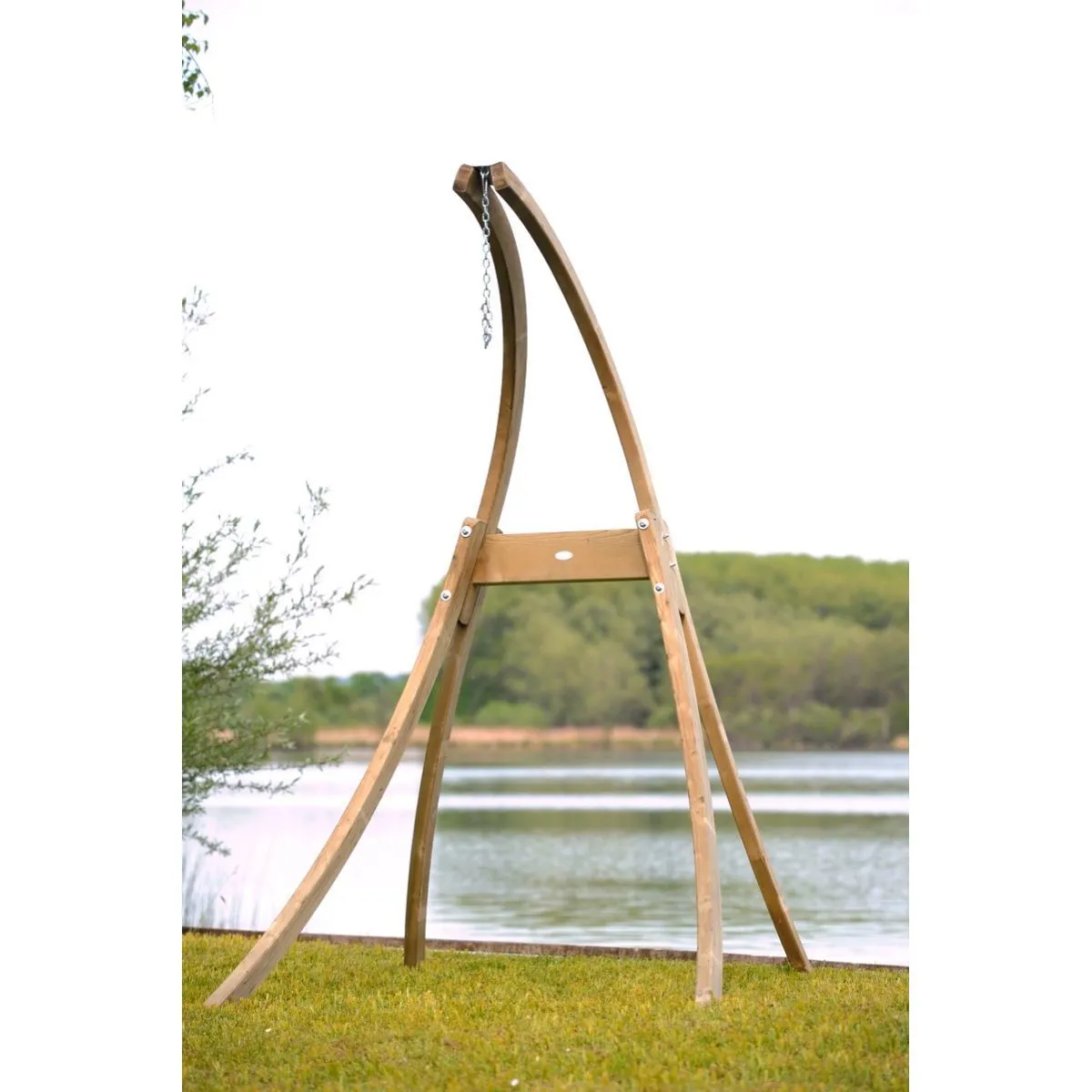 Amazonas Beige Support Pour Hamac En Bois Atlas - Image 2