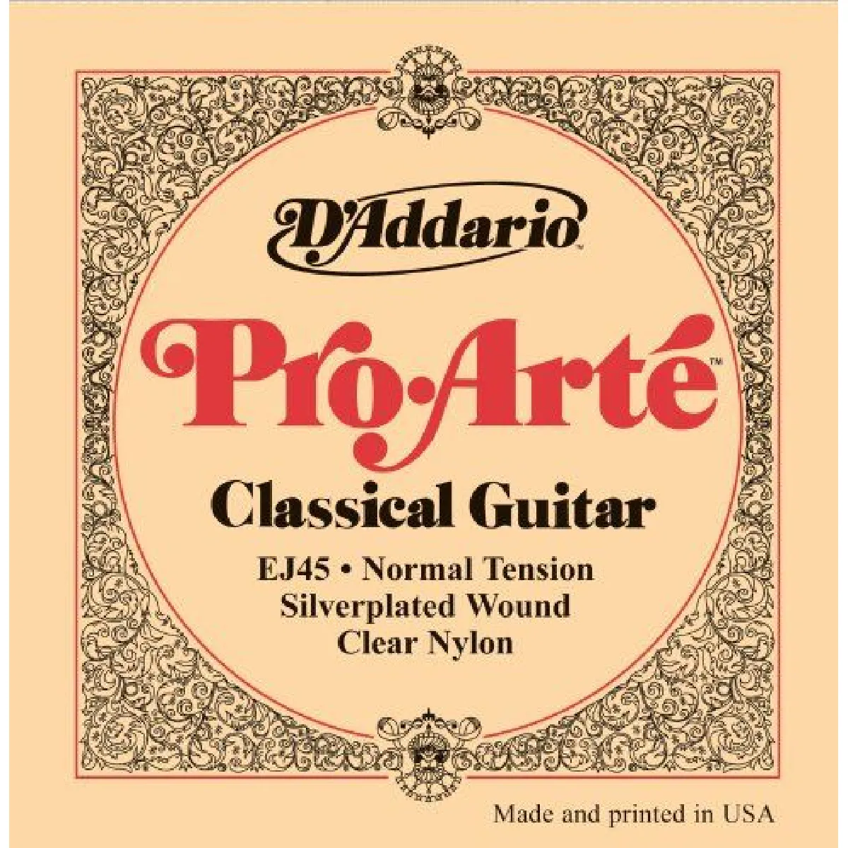 Daddario D'addario Jeu De Cordes Pour Guitare Classique Ej45 - Tirant Normal