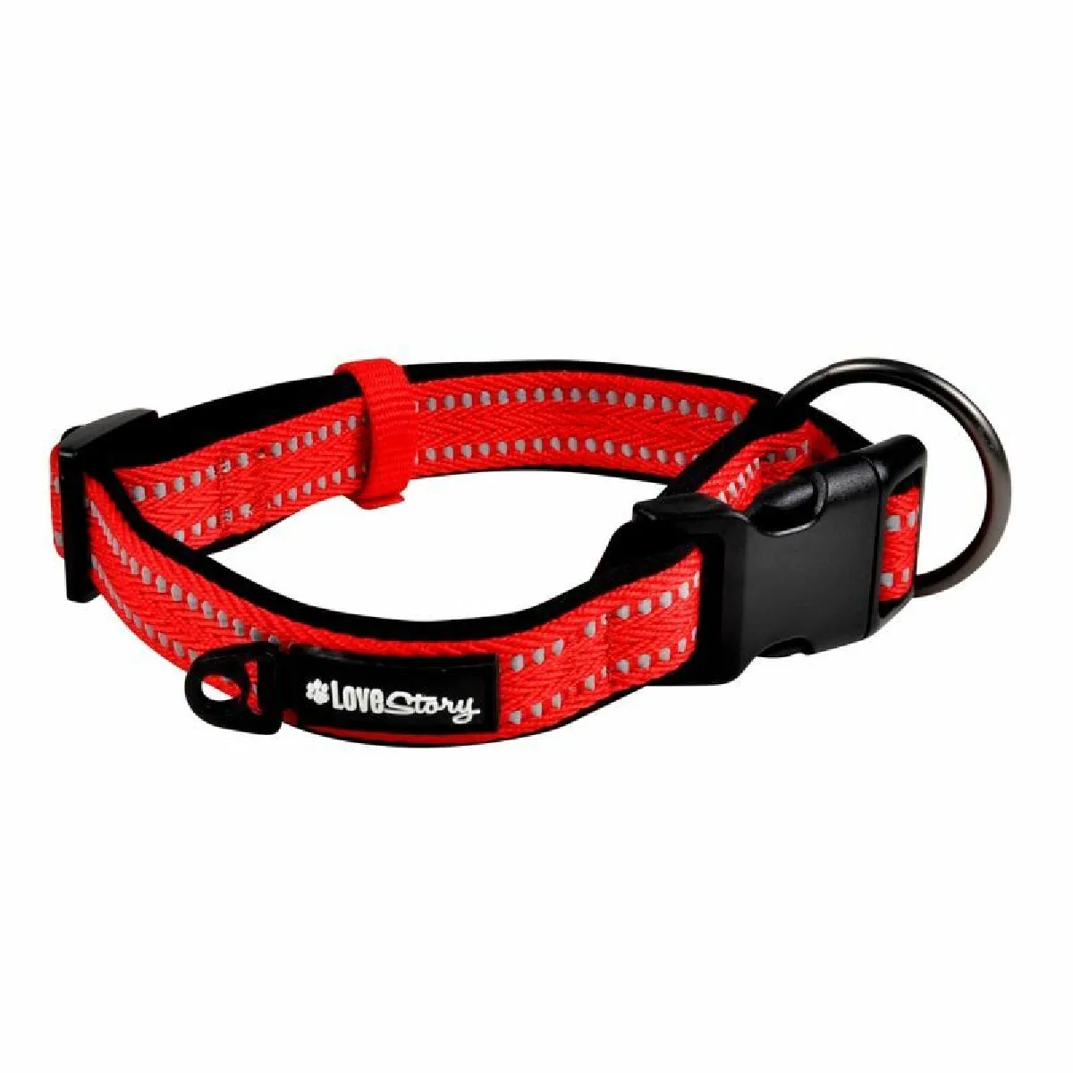 Comparer les prix de Collier pour Animaux Expert Réglable 55cm Rouge