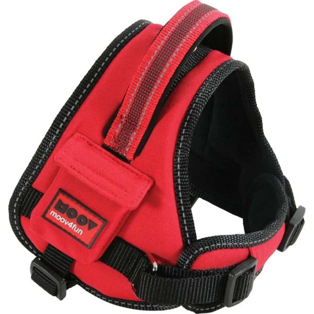Comparer les prix de Harnais Confort Réglable M Moov Rouge