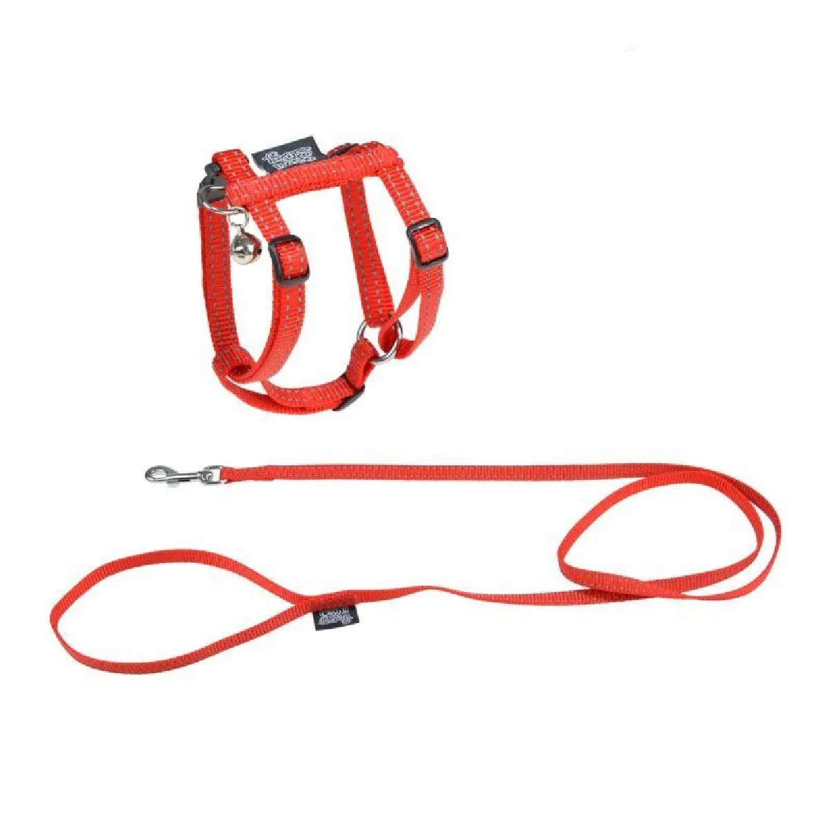 Comparer les prix de Harnais & Laisse pour Chat Réfléchissant 120cm Rouge