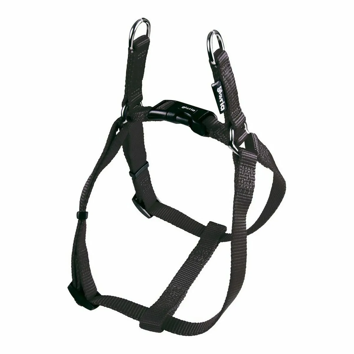 Comparer les prix de Harnais pour Chien Gloria Réglable Lisse Noir M 47-71 cm