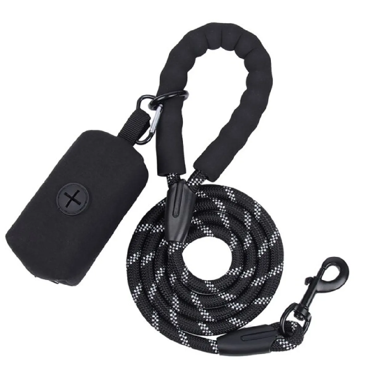 Comparer les prix de Traction en nylon pour chiens de compagnie Chaînes réflectrices pour chiens de compagnie Chaînes de traction pour petits et grands chiens avec sac de rangement