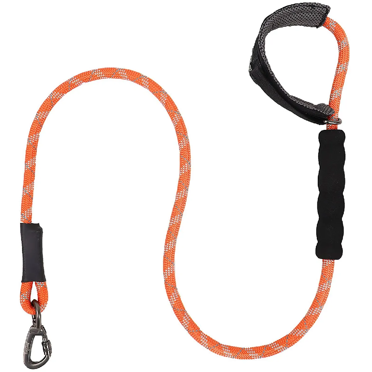 Comparer les prix de Laisse pour chien réflecteur avec bracelet pour chien confortable Laisse pour animal de compagnie mains libres Pas d'entrainement Entraînement de corde forte Traction