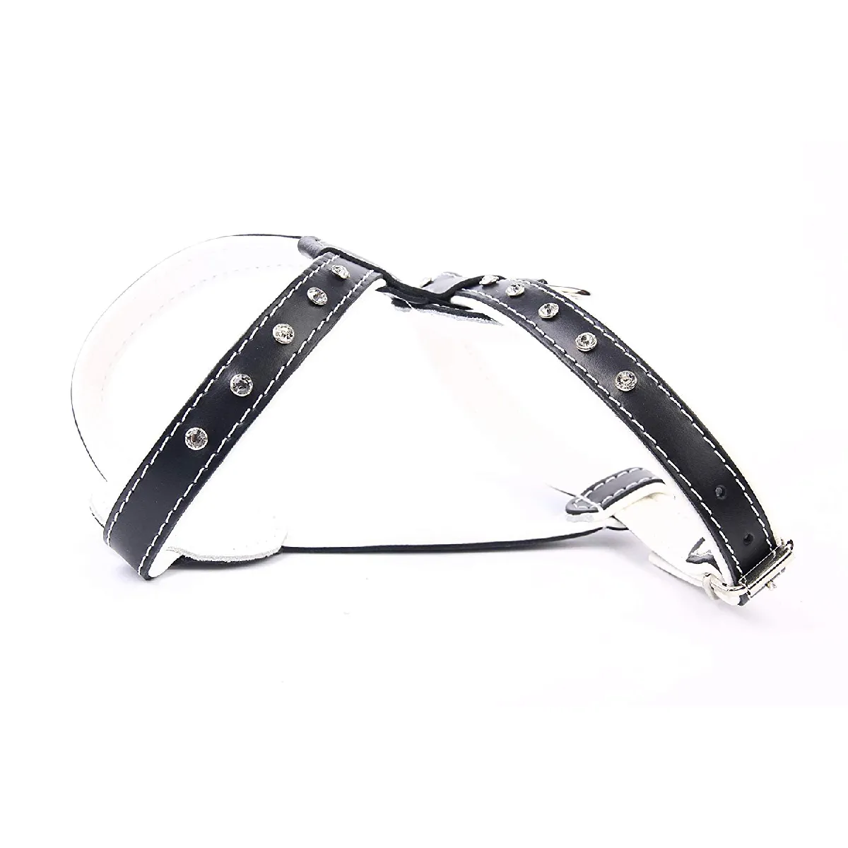 Meilleurs prix pour Moly Doré Harnais en Cuir Luxury Cristal, 60 cm