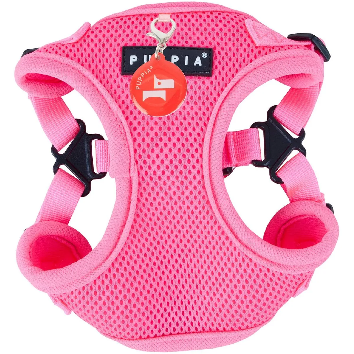 Comparer les prix de Puppia Neon Soft C Harnais pour Chien Rose Taille S