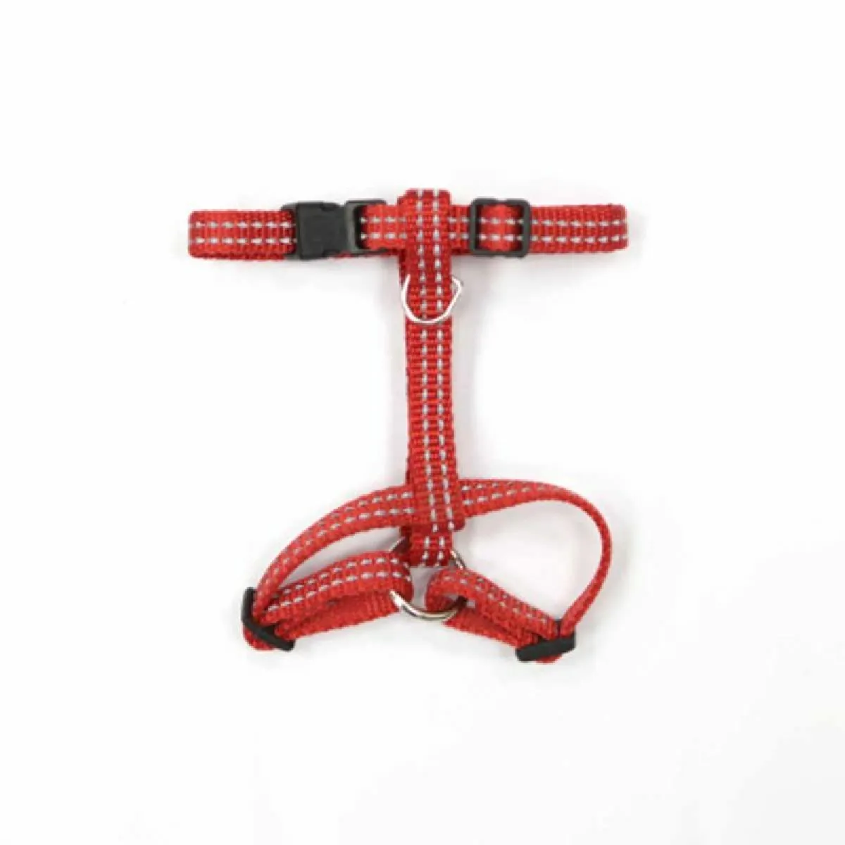 Harnais pour Chien Coutures Réfléchissantes 35cm Rouge