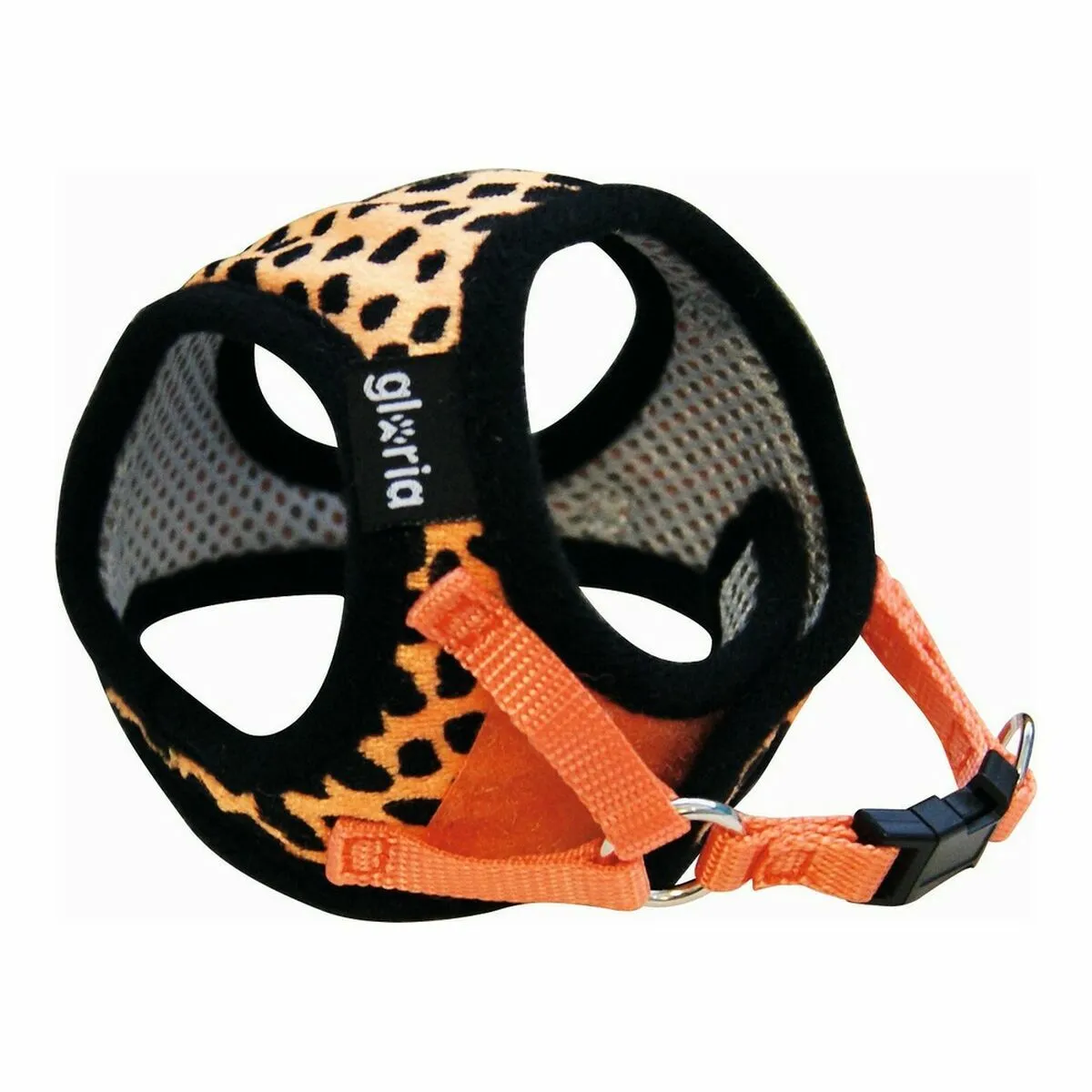Comparer les prix de Harnais pour Chien Gloria Léopard M 27-35 cm Orange