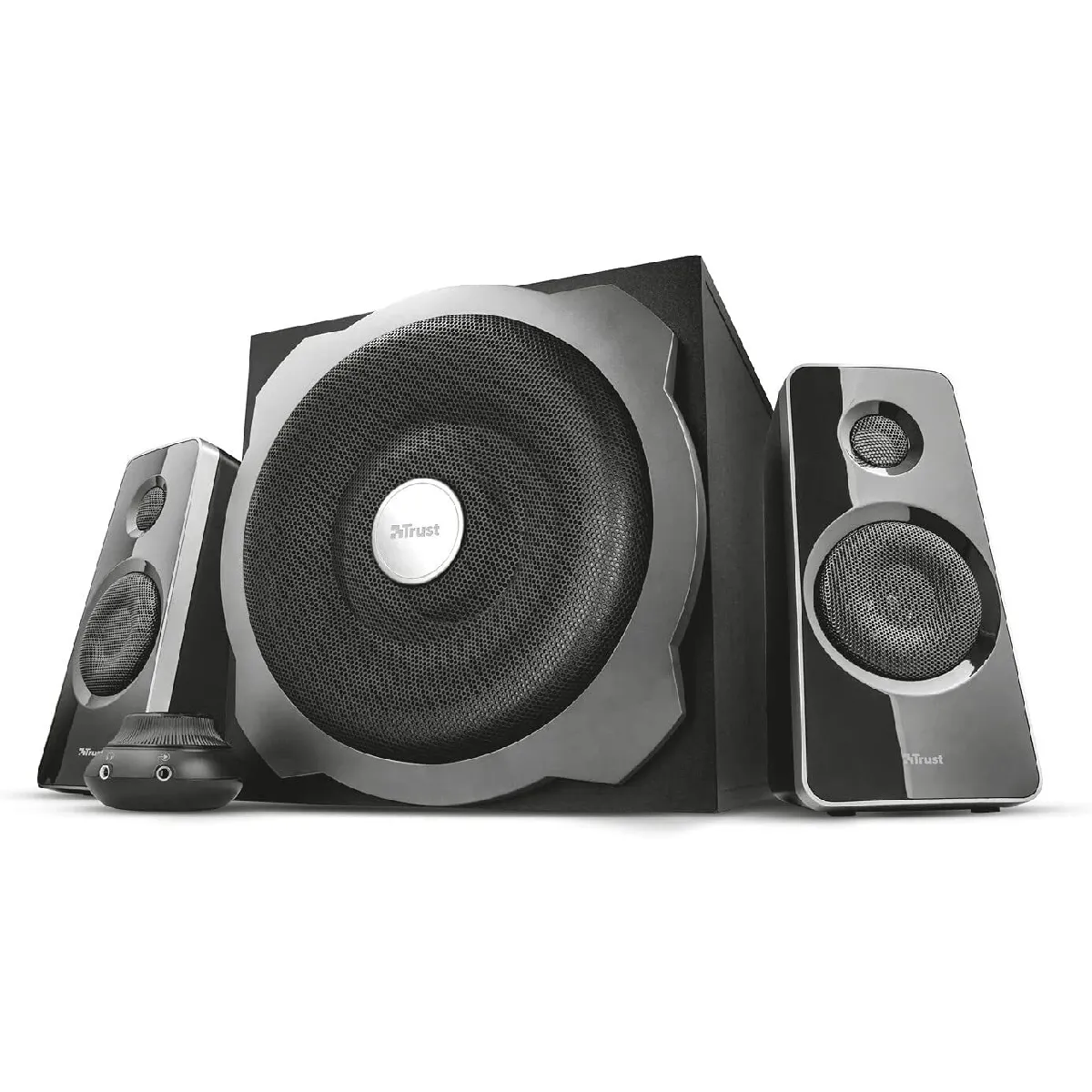Trust Noir Tytan Set D'enceintes 60 W Universel 2.1 Canaux - Neuf - Image 3