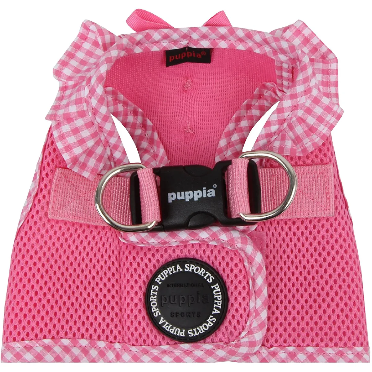 Comparer les prix de Puppia Vivien Harness B, Large, Pink