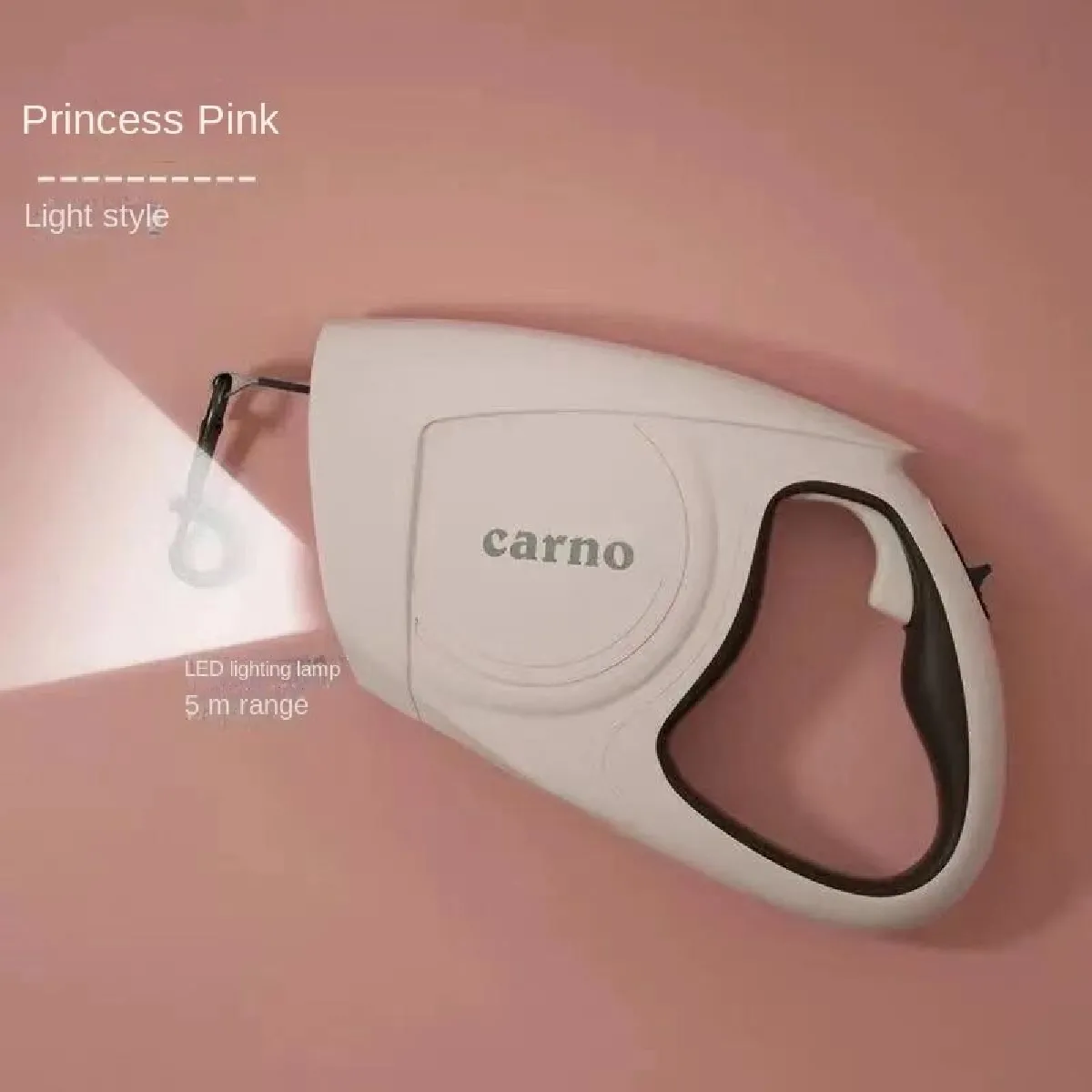 Meilleurs prix pour Laisse LED brillante de 5 mètres pour chiens de compagnie Laisse rétractable automatique pour chiens de petite taille pour petits chiens à pied