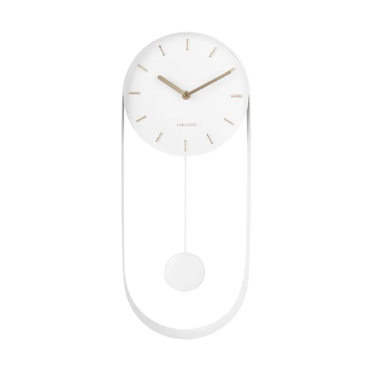 Karlsson Blanc Horloge Murale Pendule