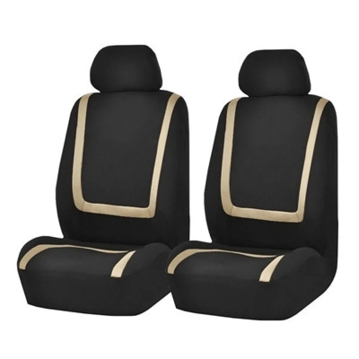Comparer les prix de Siège de voiture universel housse de en tissu de polyester automobile de de véhicule protecteur accessoires intérieurs 4pcs Set Beige