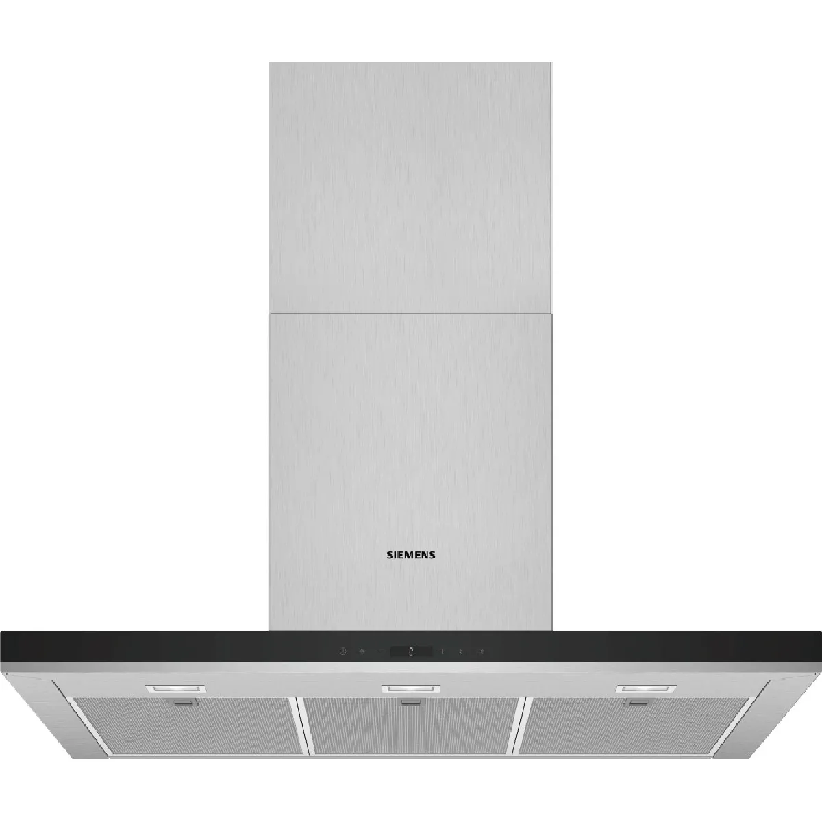 SIEMENS Hotte décorative 90 cm inox et verre 718 m3h LC97BHP50 - vue 4