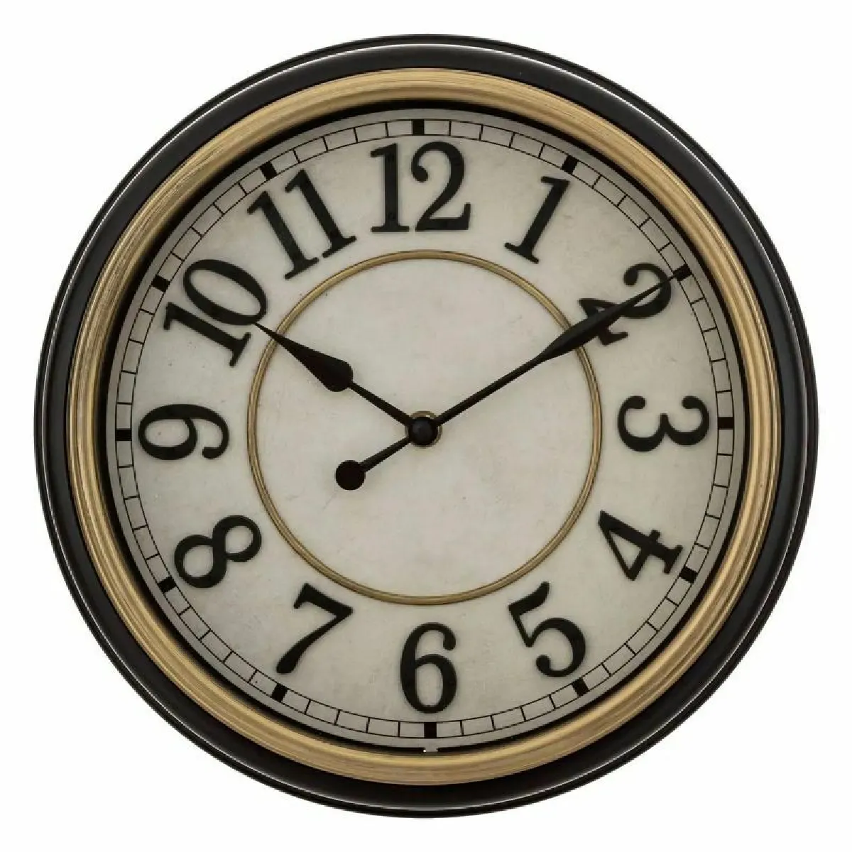 Générique Noir Horloge Murale Vintage