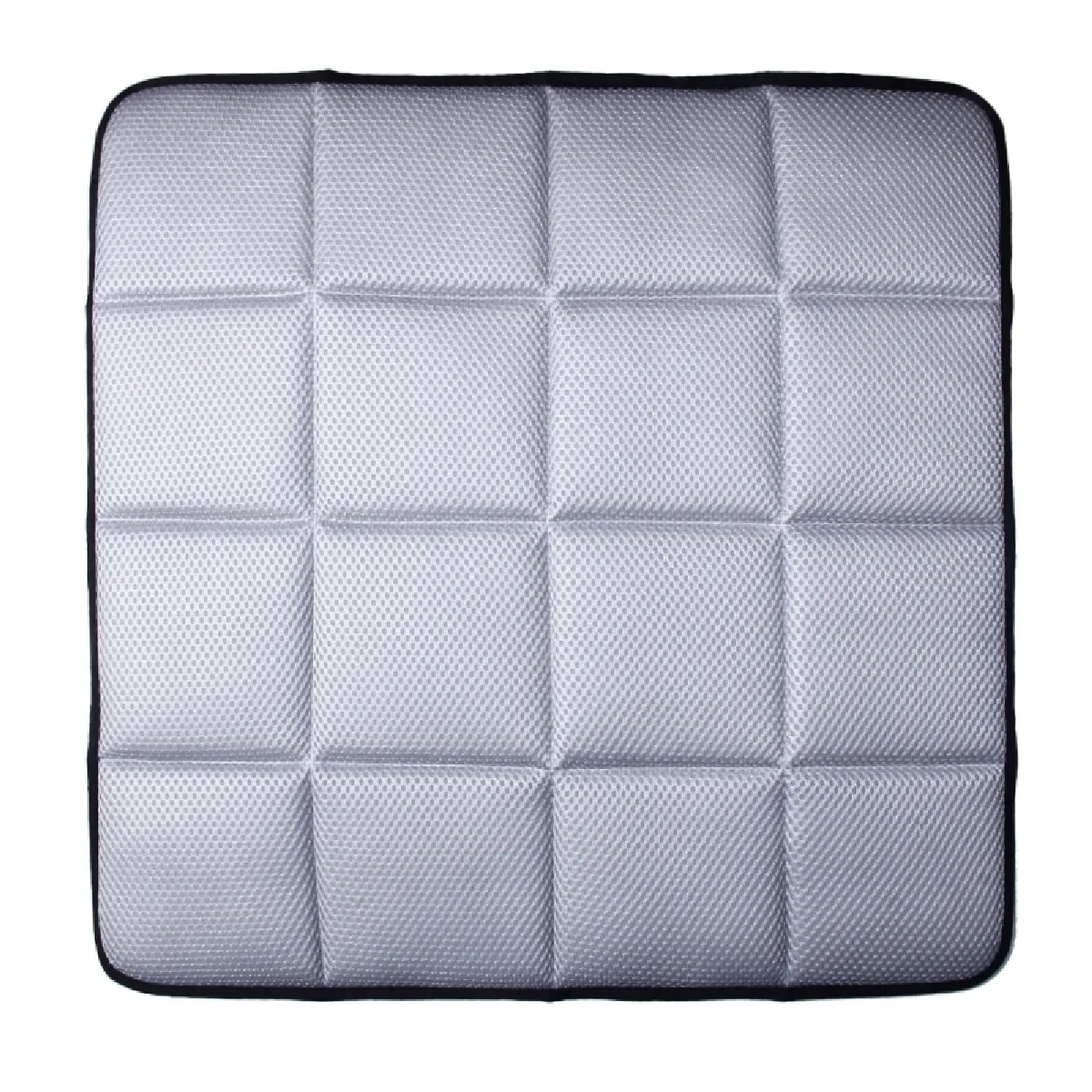 Meilleurs prix pour Universel respirant quatre saisons auto glacé mélange tissu maille housse de coussin de de tapis pour fournitures de bureau chaise de gris