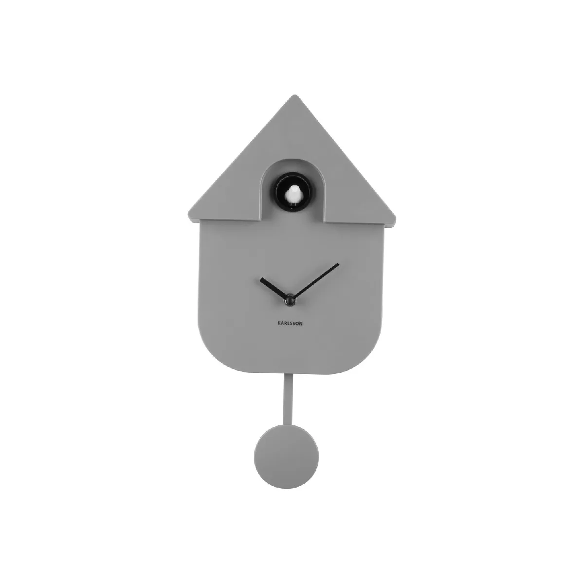 Karlsson Gris Horloge Murale Modern Cuckoo - Image 4