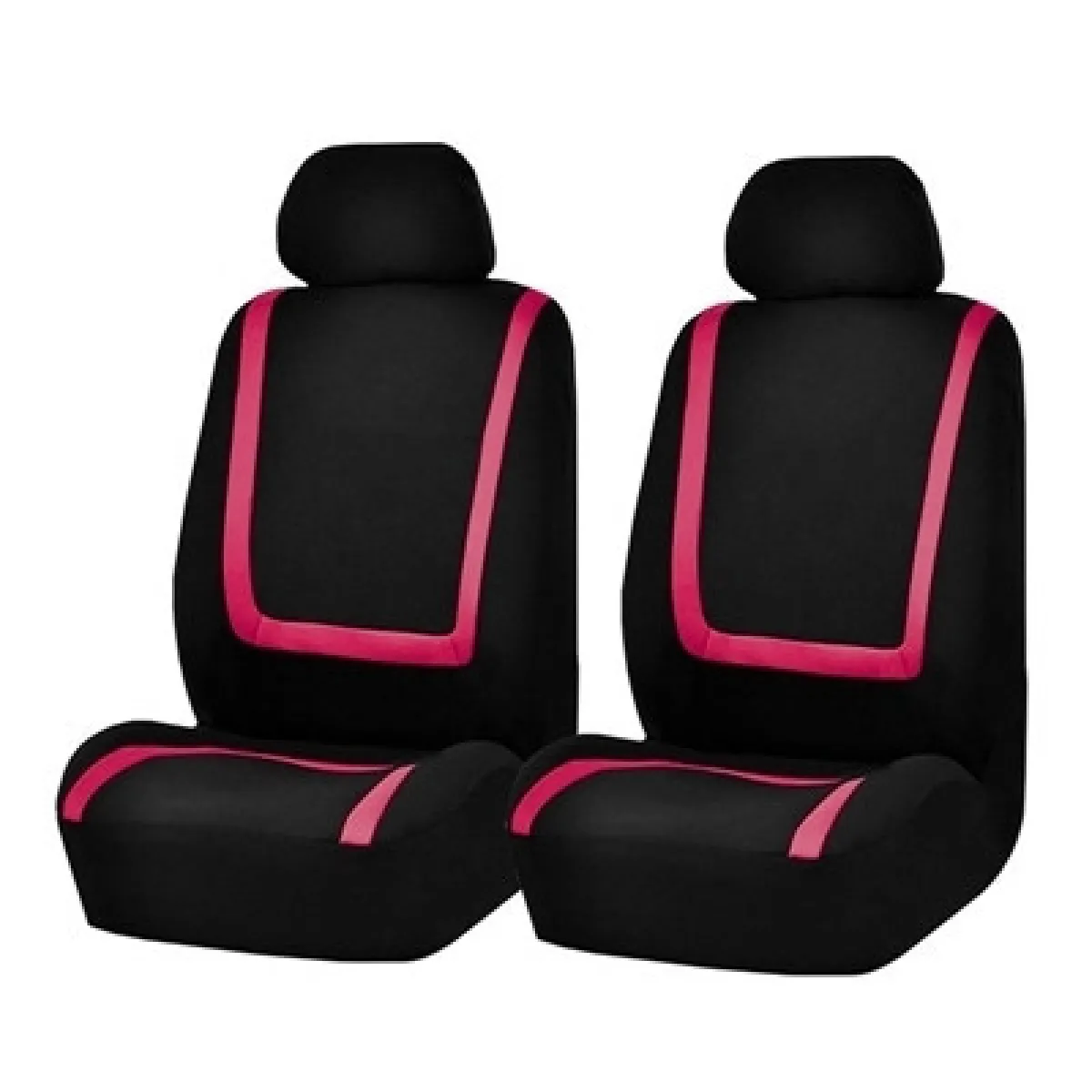 Comparer les prix de Couverture de siège de voiture universelle tissu polyester recouvre de de housse de de véhicule protecteur intérieur accessoires 4pcs ensemble rose