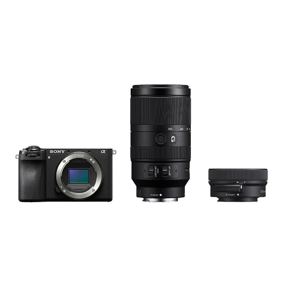 Kit photo animalière Alpha 6700KB E PZ 16 50 mm F3.5 5.6 OSS II + objectif E 70 350 mm F4.5 6.3 G OSS - vue 7