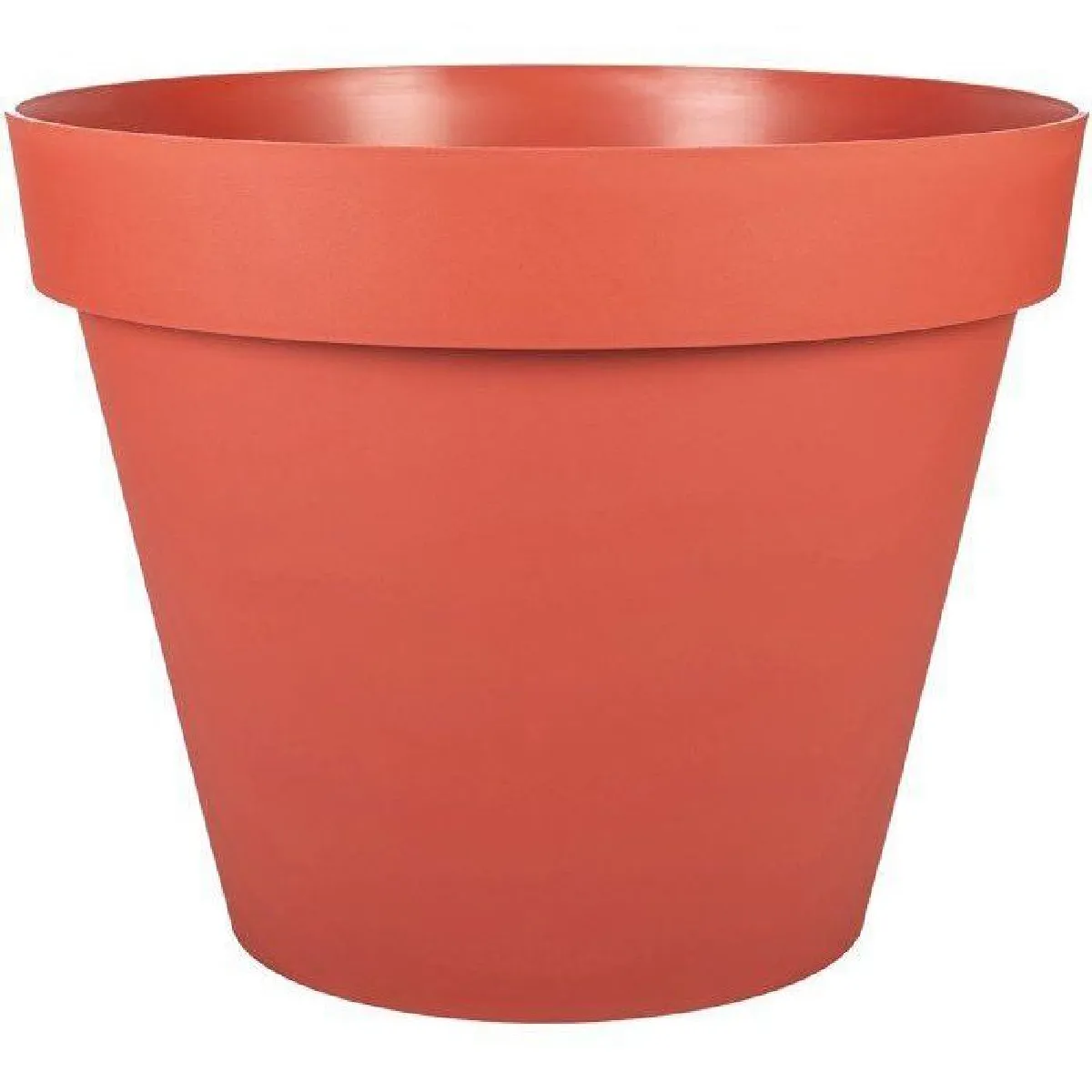 Eda Toscane Pot De Fleurs Rond 48 Cm 43 L Terre Cuite Polypropylène - Résistant Gel Uv - Image 2