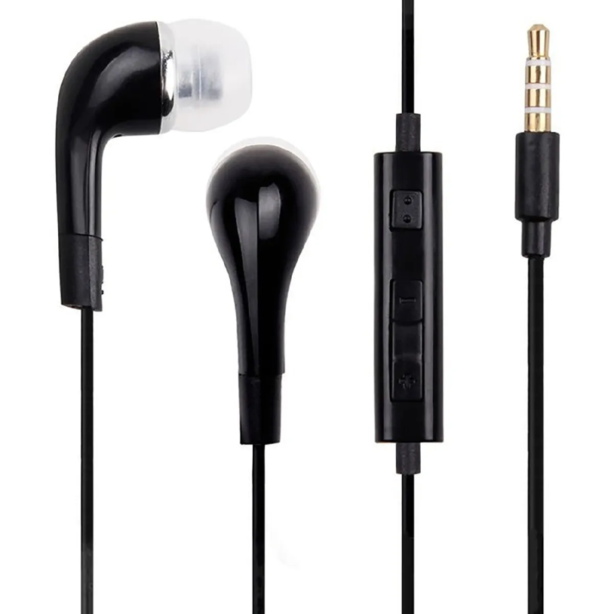 Écouteurs filaires EHS64AVFBE Jack 3 5 mm microphone intra auriculaire 1 2 Samsung emballage en vrac - vue 2