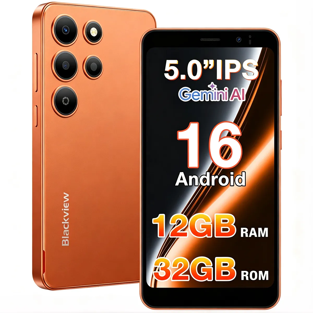 BLACKVIEW  WAVE 2C - 3GB RAM 32GB ROM - Orange