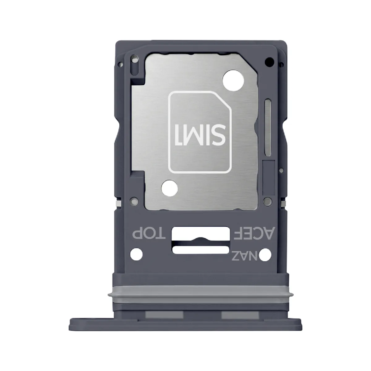 Clappio - Tiroir SIM Hybride pour Samsung Galaxy A35 - Noir - Image 2