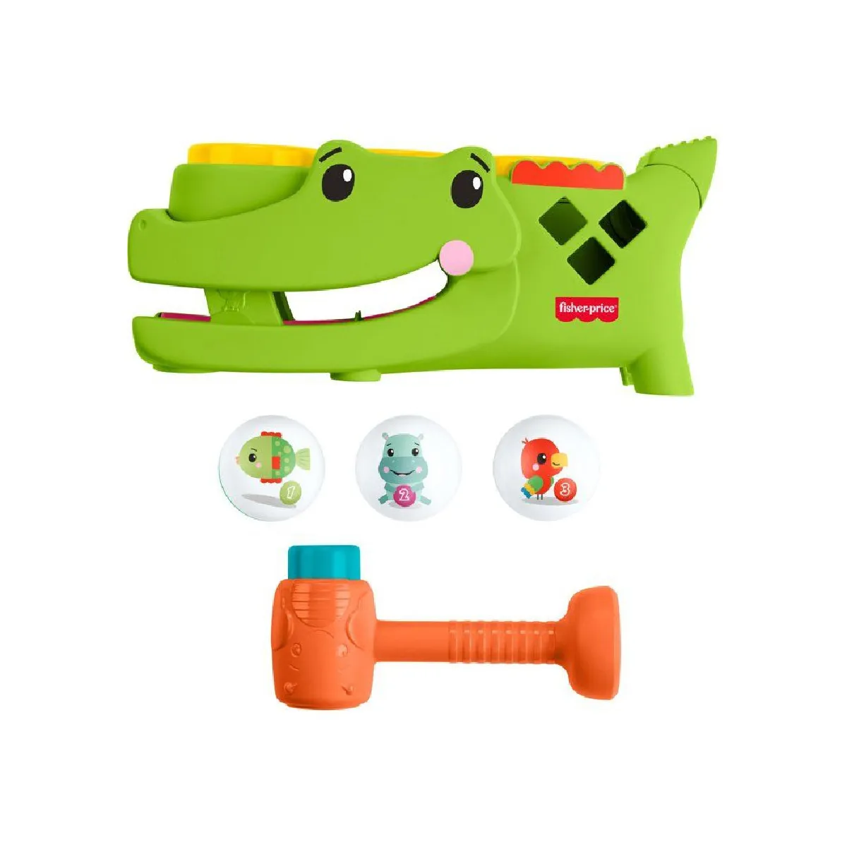 Fisher Price Fisher Price Rouligator Jeu Assis jouet d'éveil à marteler pour bébé - vue 3