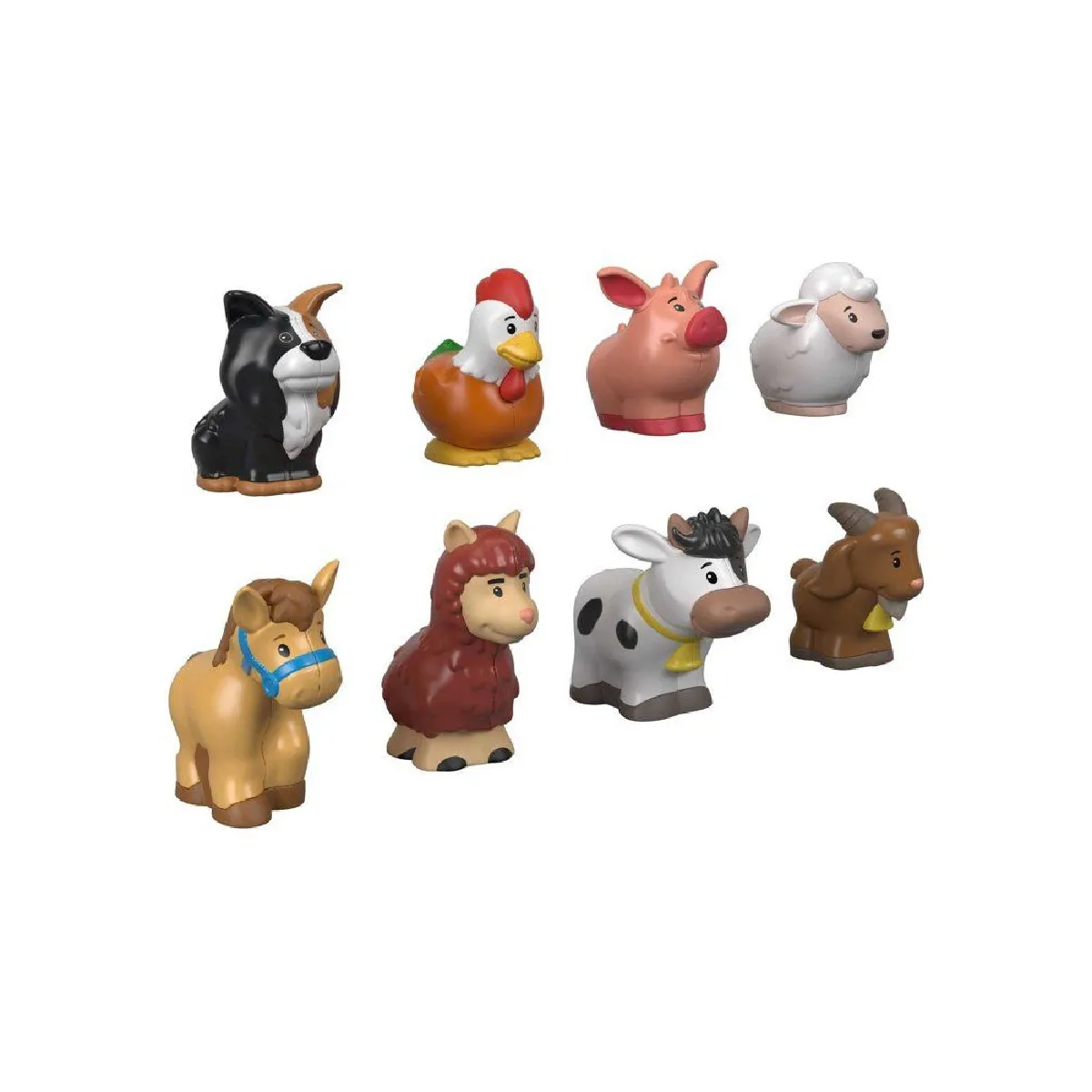 Fisher Price Little People 8 figurines des animaux de la ferme jouet enfant et plus GFL21 - vue 3