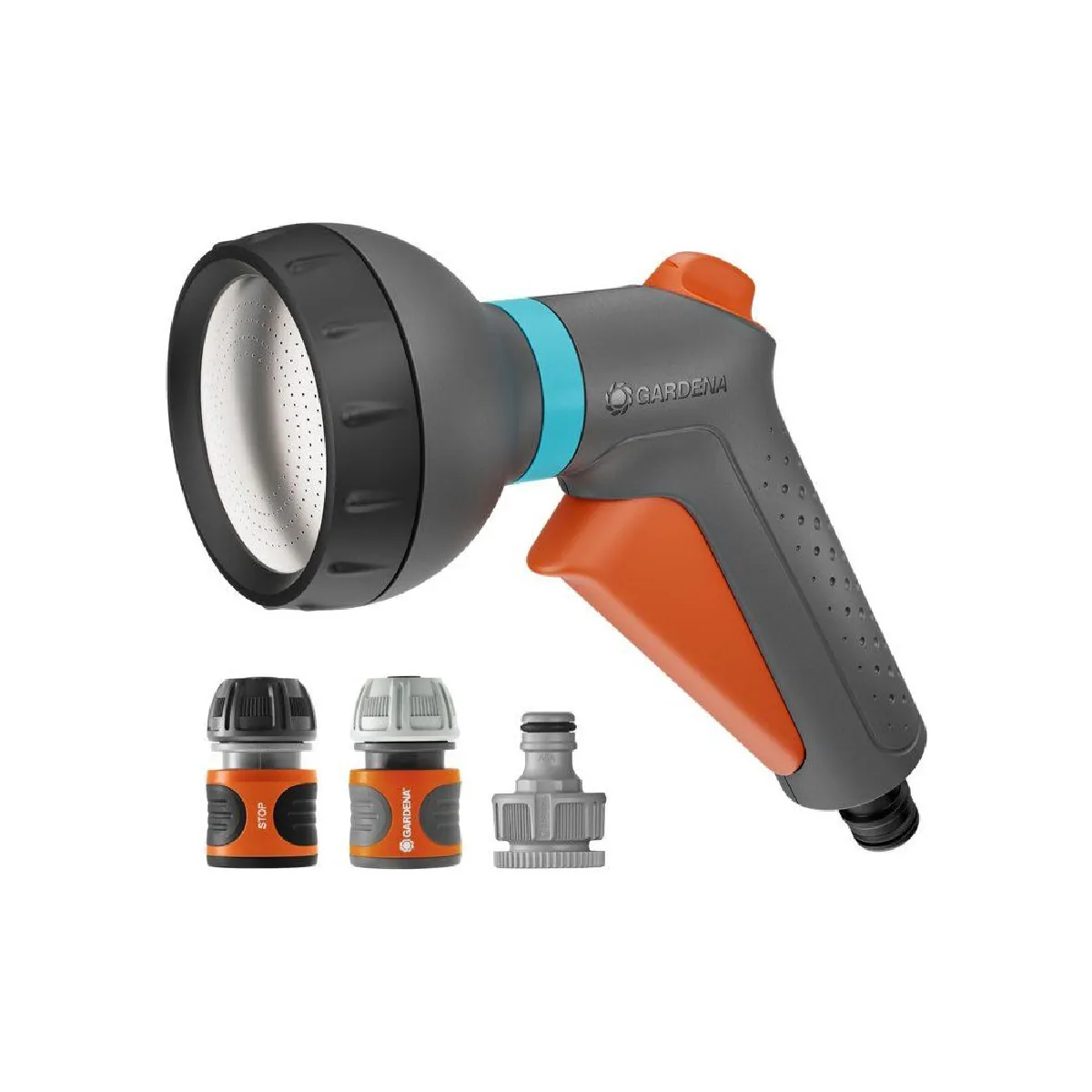 GARDENA Classic pistolet d’arrosage - Jet réglable - Débit continu - AquaStop